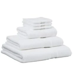 B&M Signature Zero Twist Bath Towel - White 6 B&M Signature Zero Twist Bath Towel - White -B&M 317203 315205 317208 317210 Signature Zero Twist white towels