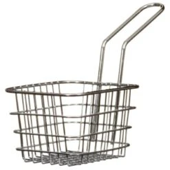 B&M Wire Serving Basket - Chrome -B&M 319593 Wire Serving Basket 2