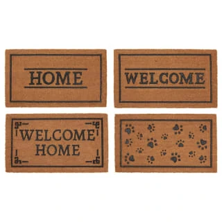 B&M Rubber & Coir Doormat - Paw Prints 2 B&M Rubber & Coir Doormat - Paw Prints - Image 2