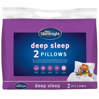 Silentnight Luxury Deep Sleep Pillow 2pk 1 Silentnight Luxury Deep Sleep Pillow 2pk