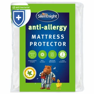 Silentnight Anti-Allergy Mattress Protector - Single 1 Silentnight Anti-Allergy Mattress Protector - Single