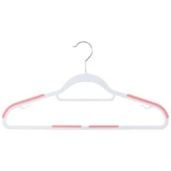 B&M Addis Non-Slip Hangers 6pk - Multi Colour -B&M 333092 addis 6pk non slip hangers colour 2