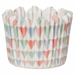 Betty Winters Paper Baking Cases 36pk - Pastel Triangles 6 Betty Winters Paper Baking Cases 36pk - Pastel Triangles -B&M 335255 36pk paper baking cases pastel triangles 4