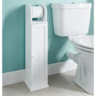Maine Toilet Roll Holder - White 2 Maine Toilet Roll Holder - White - Image 2