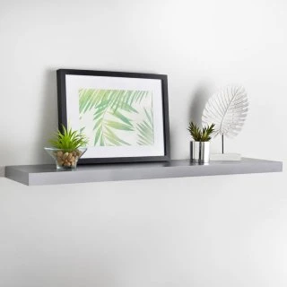 Lokken Floating Shelf 100cm - Grey 1 Lokken Floating Shelf 100cm - Grey