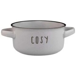 B&M Soup Bowl With Handles -B&M 362720 soup bowl with handles cosy
