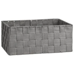 B&M Woven Storage Baskets 3pk - Silver -B&M 365979 3pk woven baskets silver 2