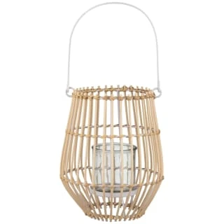 B&M Scandi Shore Rattan Style Lantern 1 B&M Scandi Shore Rattan Style Lantern