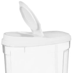 B&M Cereal Storage Container Set 2pk - White -B&M 368613 cereal storage set 2 pk white 4