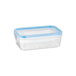B&M Clip Top Food Containers 4pk - Blue -B&M 369681 4pk clip top food containers blue 5