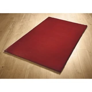 B&M Aspen Faux Fur Rug 60 X 110cm - Deep Red 1 B&M Aspen Faux Fur Rug 60 X 110cm - Deep Red