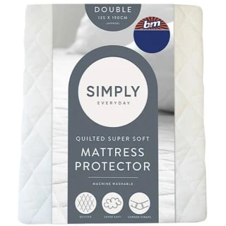 Simply Anti-Bacterial Quilted Mattress Protector - Double 1 Simply Anti-Bacterial Quilted Mattress Protector - Double