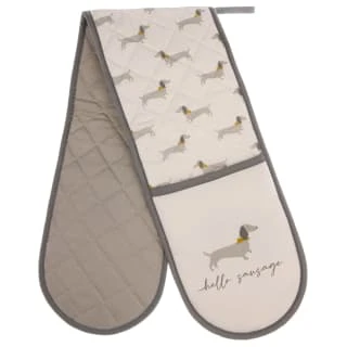 B&M Sausage Dog Double Oven Glove 1 B&M Sausage Dog Double Oven Glove