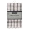 B&M Grey Check Tea Towels 3pk