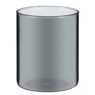 B&M Urban Paradise Small Smokey Glass Jar With Stainless Steel Lid 2 B&M Urban Paradise Small Smokey Glass Jar With Stainless Steel Lid - Image 2