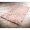B&M Shimmer Metallic Rug 100 X 150cm - Blush