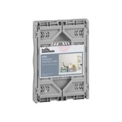 Mini Stacking Fold Flat Crate 22.2 X 15 X 8.7cm - Grey -B&M 384980 home essebtials mini stacking fold flat crate grey