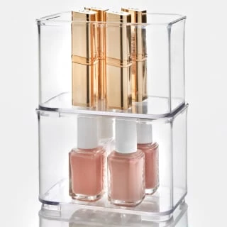 Clear Nestable Storage Tub - Small 2 Clear Nestable Storage Tub - Small - Image 2