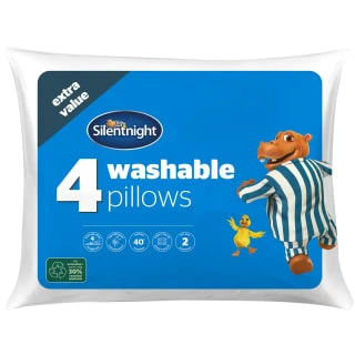 Silentnight Washable Pillows 4pk 1 Silentnight Washable Pillows 4pk