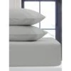 Silentnight Double Fitted Sheet - Light Grey