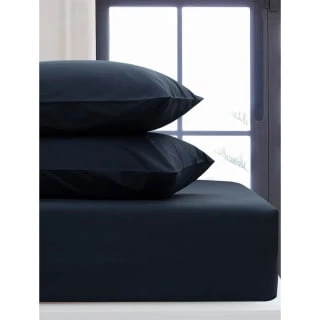 Silentnight Navy Pillowcase Pair 1 Silentnight Navy Pillowcase Pair
