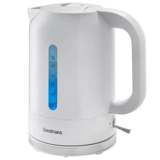 Goodmans Plastic Kettle - White 1 Goodmans Plastic Kettle - White