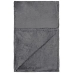 Simply Everyday Super Soft Throw - Grey -B&M 388704 simply super soft throw grey