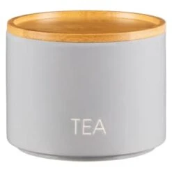 B&M Stackable Tea Coffee Sugar Storage Jars 3pk -B&M 390366 3pk stackable storage jars 3
