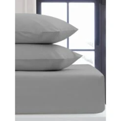 Simply Everyday Silver Single Fitted Sheet