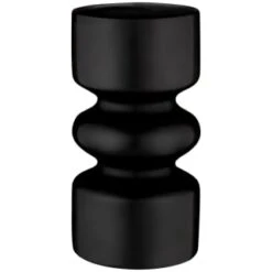 Karina Bailey Shaped Ceramic Vase - Black