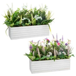 Bloom Extra Large Window Box - White -B&M 392833 extra large window box multi
