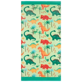 B&M Children's Beach Towel - Green Dinosaur 1 B&M Children's Beach Towel - Green Dinosaur