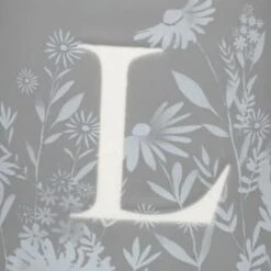 B&M Floral Alphabet Mug (Assorted) 21 B&M Floral Alphabet Mug (Assorted) -B&M 394397 floral alphabet mug grey l 2