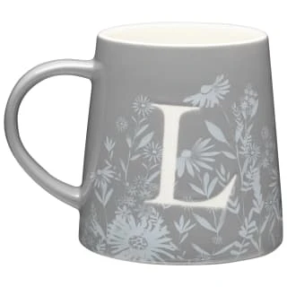 B&M Floral Alphabet Mug (Assorted) 2 B&M Floral Alphabet Mug (Assorted) - Image 2