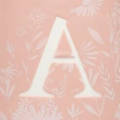 B&M Floral Alphabet Mug (Assorted) 18 B&M Floral Alphabet Mug (Assorted) -B&M 394397 floral alphabet mug pink a 2