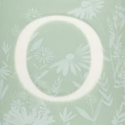 B&M Floral Alphabet Mug (Assorted) -B&M 394402 floral alphapet mug green o 2