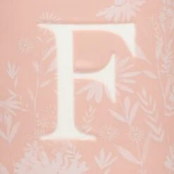 B&M Floral Alphabet Mug (Assorted) -B&M 394402 floral alphapet mug pink f 2