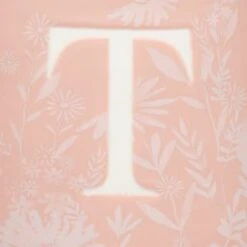 B&M Floral Alphabet Mug (Assorted) -B&M 394402 floral alphapet mug pink t 2