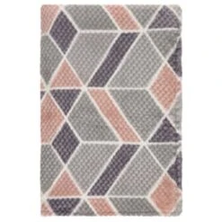 Simply Geo Blush Waffle Throw 5 Simply Geo Blush Waffle Throw -B&M 394918 simply geo blush waffle throw 3