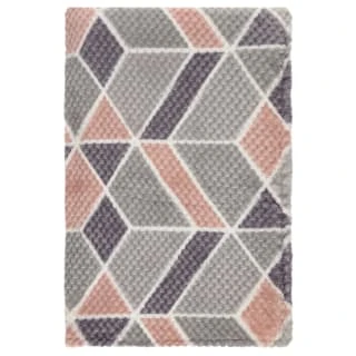 Simply Geo Blush Waffle Throw 3 Simply Geo Blush Waffle Throw - Image 3