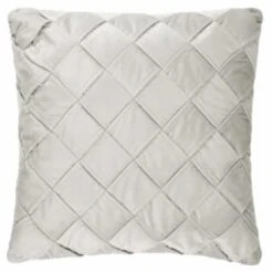 Basket Weave Silver Cushion