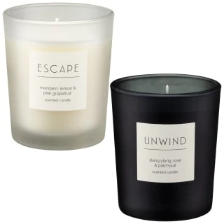 B&M Unwind Scented Candle - Ylang Ylang & Rose & Patchouli 2 B&M Unwind Scented Candle - Ylang Ylang & Rose & Patchouli - Image 2