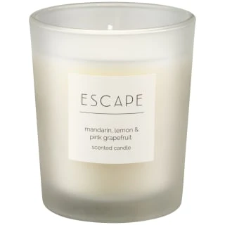 B&M Escape Scented Candle - Mandarin & Lemon & Pink Grapefruit 1 B&M Escape Scented Candle - Mandarin & Lemon & Pink Grapefruit