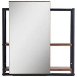 Tromso Bathroom Mirror Cabinet 5 Tromso Bathroom Mirror Cabinet -B&M 395661 tromso single mirror