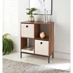 Lokken Teddy Storage Cubes 2pk - Cream -B&M 395965 2pk teddy lokken storage cubes cream