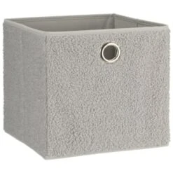 Lokken Teddy Storage Cubes 2pk - Grey