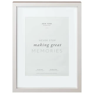 B&M A4 New York Box Photo Frame - Grey 1 B&M A4 New York Box Photo Frame - Grey