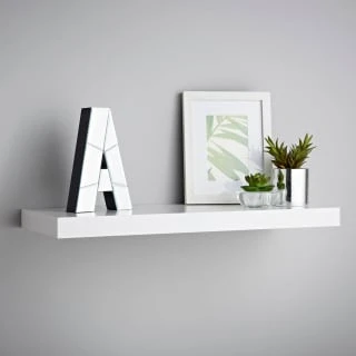 Lokken Floating Shelf 60cm - White 1 Lokken Floating Shelf 60cm - White