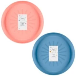 Simply Kids Colour Plates 6pk - Pastel -B&M 398566 398569 6pk simply kids colour plates group 1